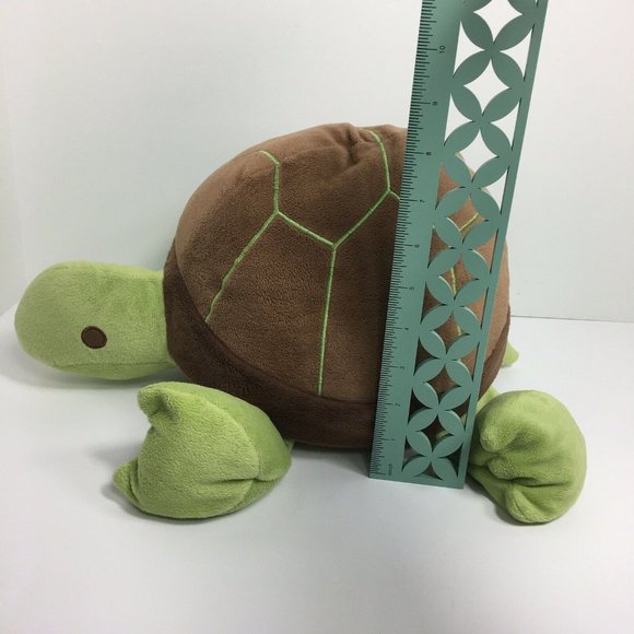 Circo Target Plush Turtle Tortoise Pillow Reptile Green Brown Bedding Decor Toy - Picture 10 of 12
